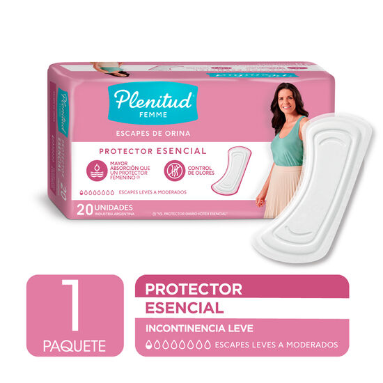 Plenitud Femme Protector Esencial x 20un
